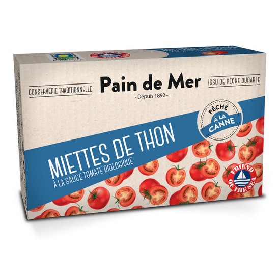 Miettes de thon à la sauce tomate