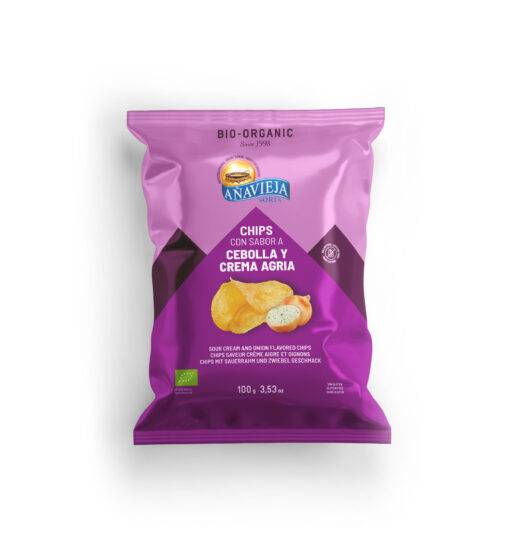 Chips saveur crème oignons