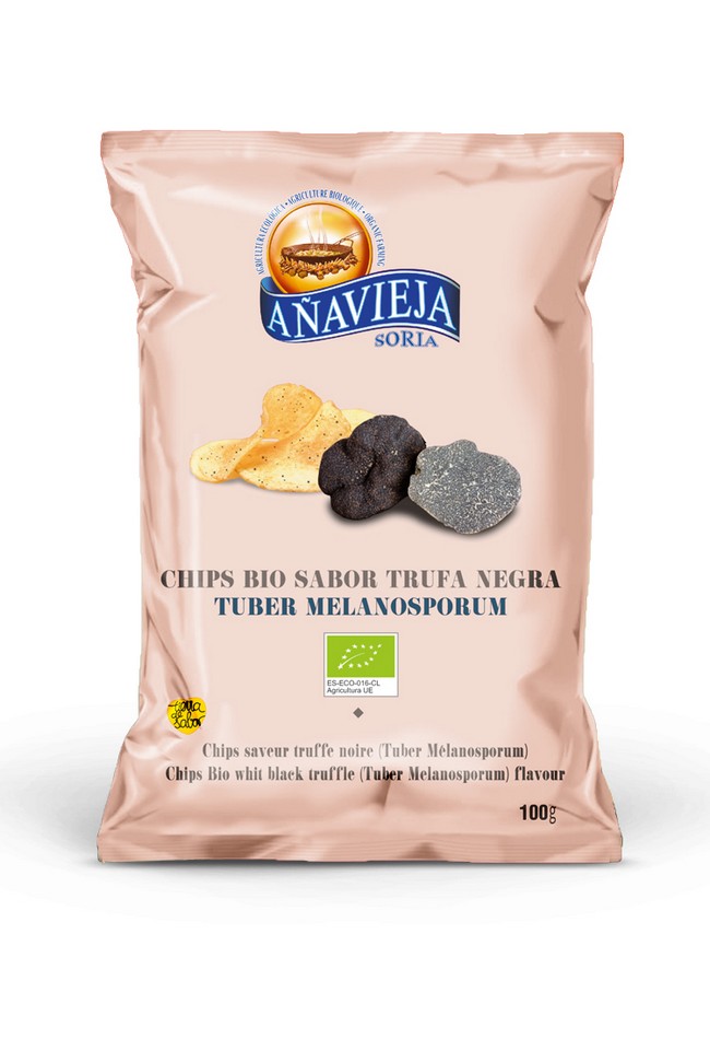 Chips Française nà la truffe noire 0.2% (Tuber melanosporum) 100gr