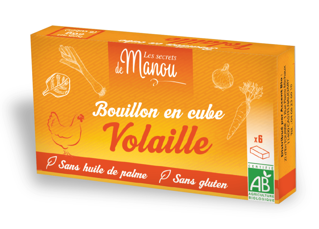 Bouillon de volaille Accent Bio