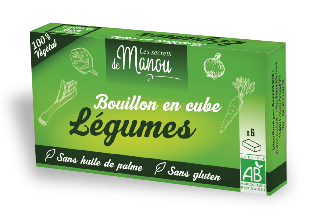 Bouillon de légumes Accent Bio
