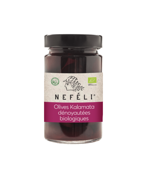 Olives Kalamata dénoyautées biologiques