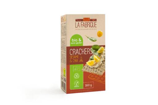 Crackers sésame et chia